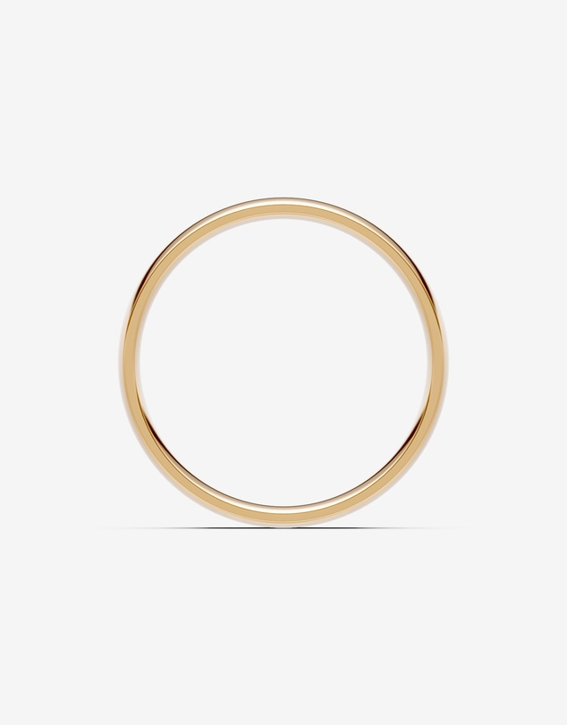 Michael Hill - 6mm Half Round Polished Wedding Band in 10kt Yellow Gold