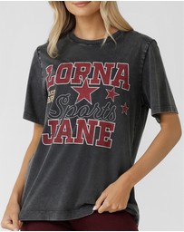 Lorna Jane - Varsity Washed Relaxed T-Shirt