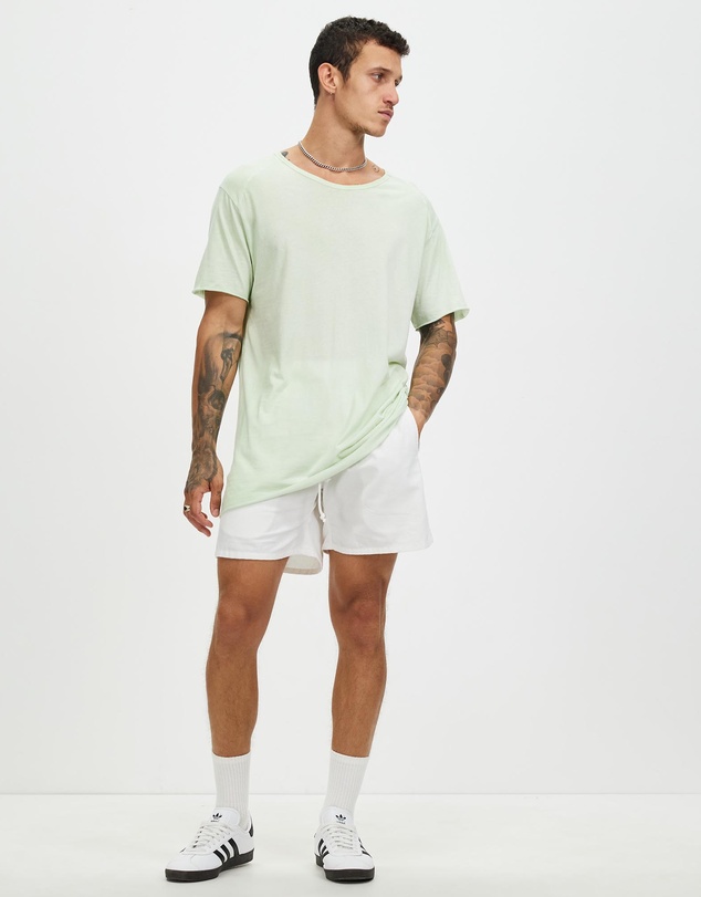 Surrounded By Ghosts - The Andradite Linen Drawstring Shorts
