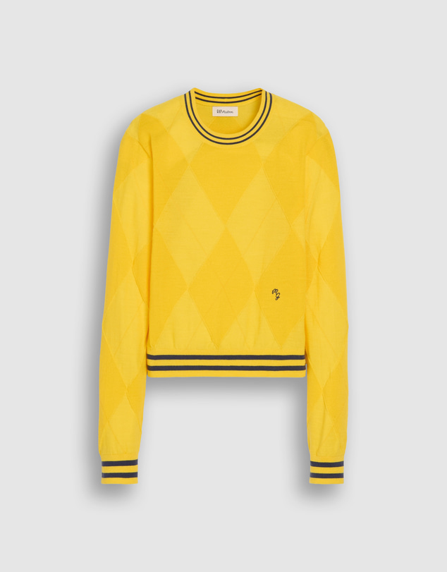 GAP - GAP x Malbon LS Crew Argyle Sweater