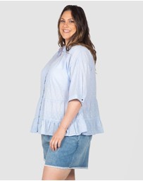 Love Your Wardrobe - Byron Tiered Dobby Top