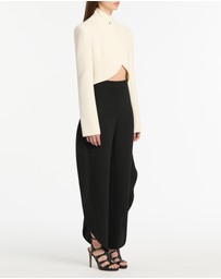 Carla Zampatti - Black Crepe Petal Pant