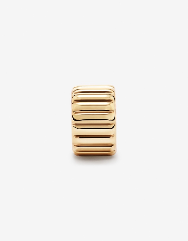 Michael Hill - Ribbed Pendant Spacer in 18kt Gold Vermeil