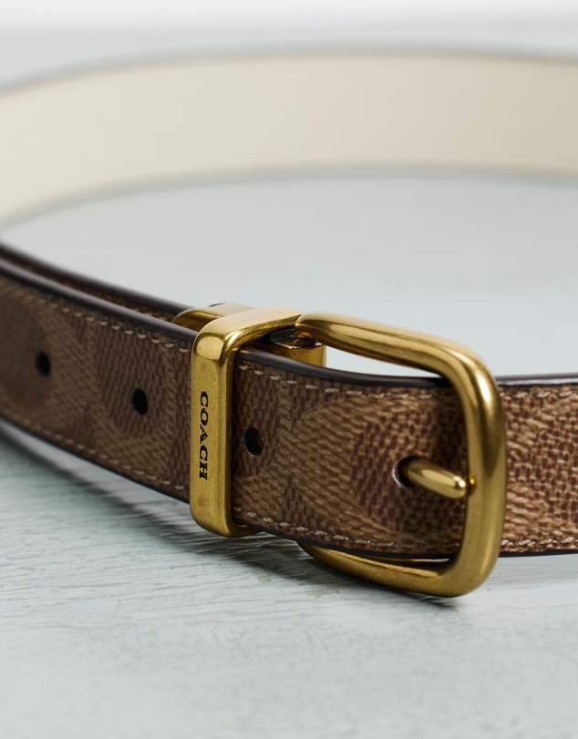 Coach - Classic Reversible Belt In Signature Canvas