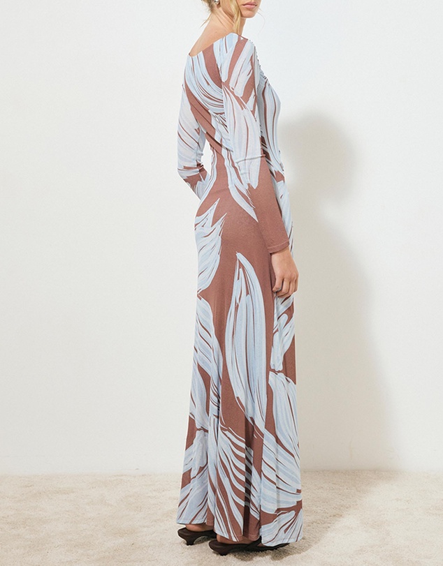 MON RENN - Heirloom Floral Sleeved Dress