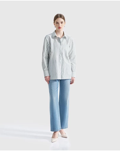 IDA+S - Talyse Stripe Button Down