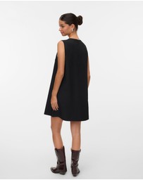 Vero Moda - Fame Buttoned Mini Dress