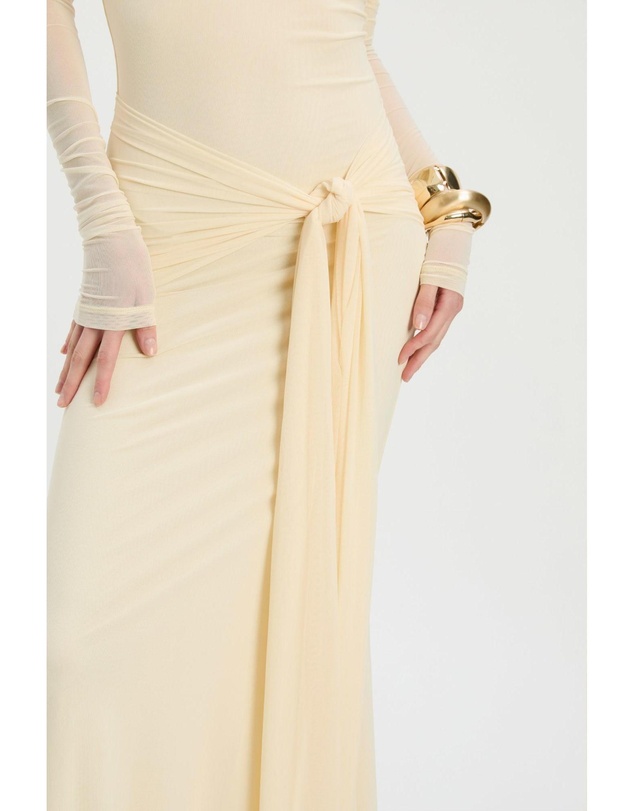Bardot - Selina Tie Front Mesh Dress