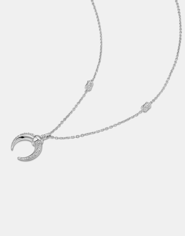 Ania Haie - Ania Haie Silver Reversible Horn Necklace