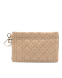 Pre-Loved by Azura Reborn - Pre-Loved Coated Canvas Cannage Lady Dior Panarea Clutch