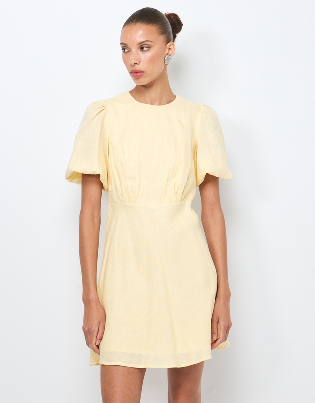 AERE - Elowen Linen Mini Dress