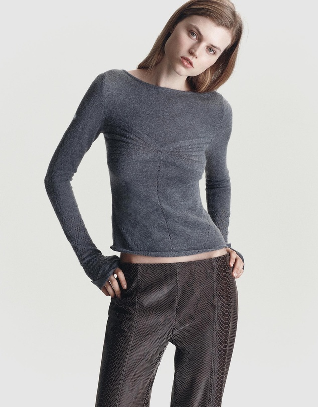 Paris Georgia - Amelia Pointelle Top