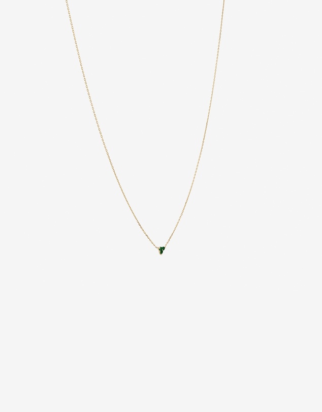 Michael Hill - Emerald Trio Necklace in 10kt Yellow Gold
