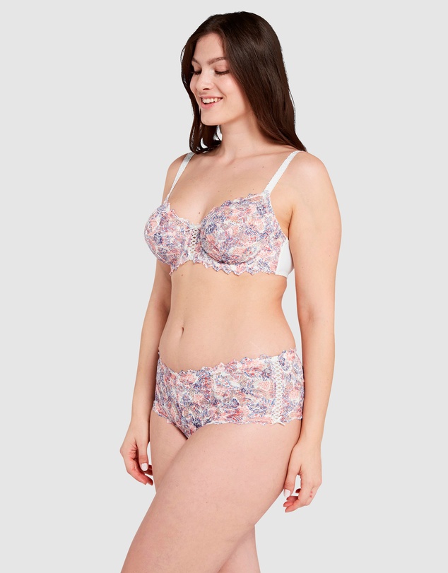 Sans Complexe - Arum Mosaïc Mid-Rise Lace Brief