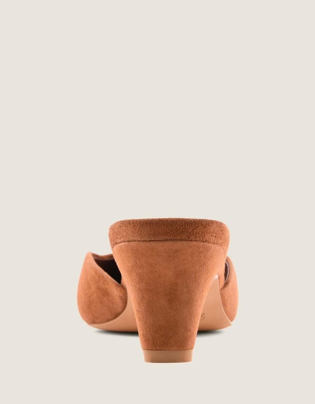 Shelly Shen - Elodie Low Heels Tan Suede