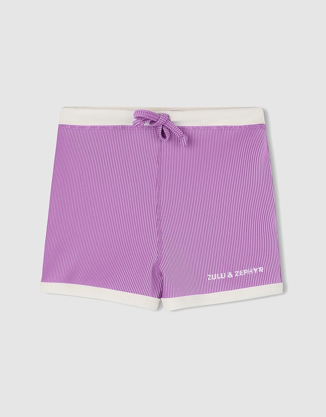 Zulu & Zephyr Mini - Mini Stripe Surf Shorts - Babies-Teens
