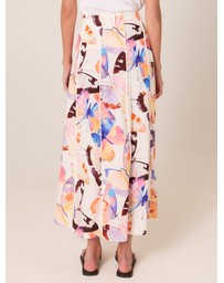 Fate + Becker - Mariposa Print Maxi Skirt