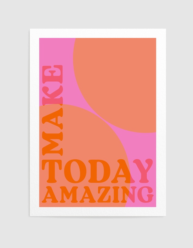 Olive et Oriel - Make Today Amazing by Treechild Art Print