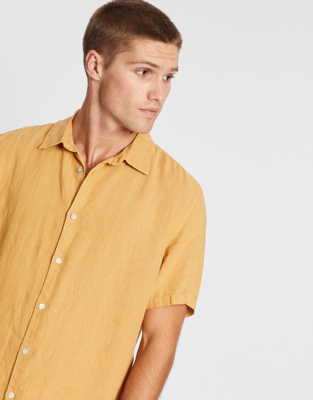 Assembly Label - Casual Short Sleeve Linen Shirt
