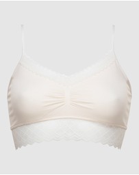 Billet Doux - Zen Dentelle Longline Wirefree Bralette with Lace