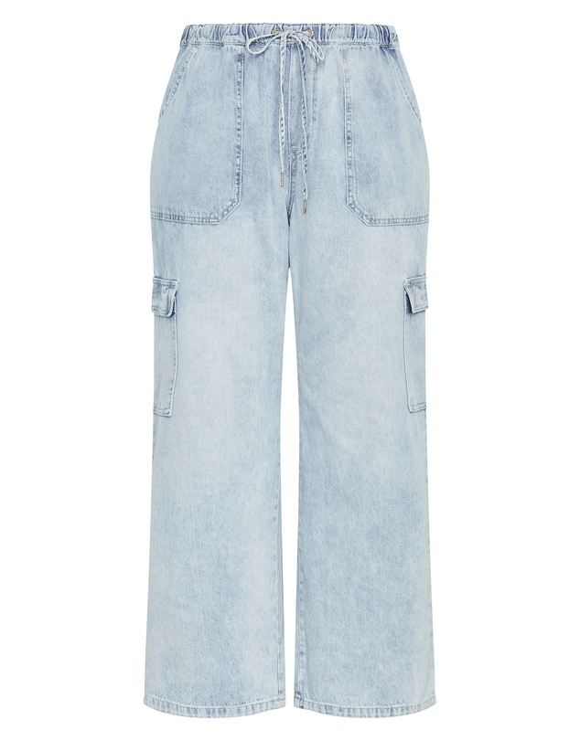 City Chic - Harley Fit Remi Wide Leg Cargo Jean