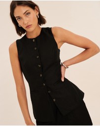 AERE - Amadi Linen Vest