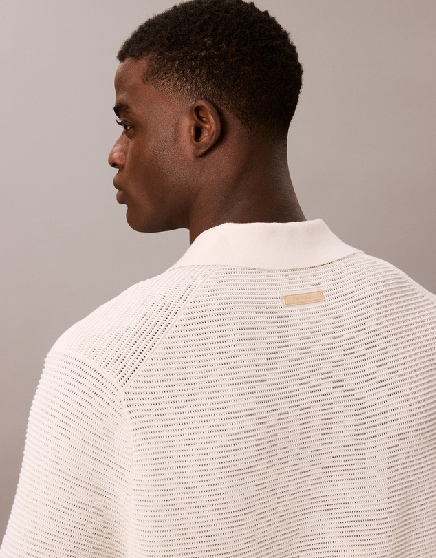 Calvin Klein - Tech Knit Johnny Collar Polo Shirt
