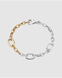 Elli Jewelry - Bracelet Bicolor Crystal 925 Sterling Silver