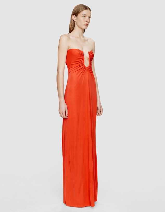 Christopher Esber - Arced Palm Strapless Dress