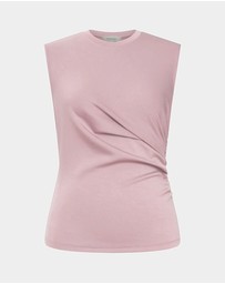 Forcast - Lulu Ruched Top