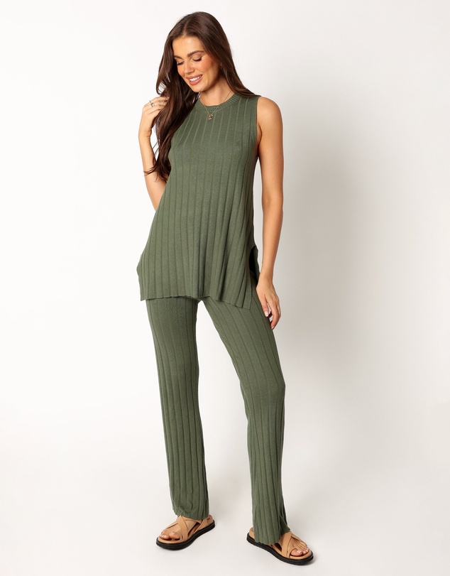 Petal & Pup - Silvie Knitted Set - Olive