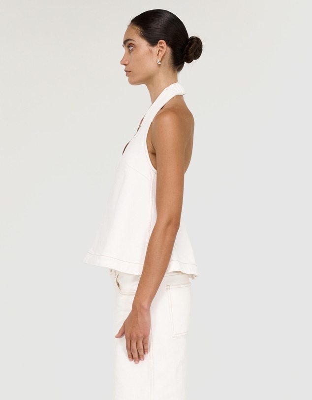 Staple the Label - Nyra Denim Halter Top