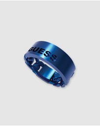 GUESS - X Logo Blue Ring 66