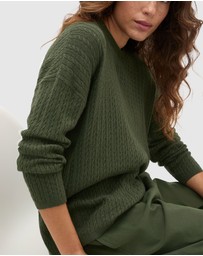 Seed Heritage - Australian Merino Mini Cable Knit