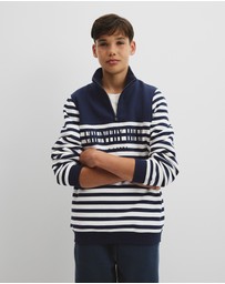 Country Road - Teen Australian Cotton Heritage Half Zip Sweat