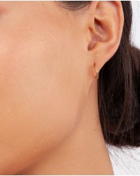 Lovisa - Gold Plated Sterling Silver Diamond Cut Mini Hoop Trio