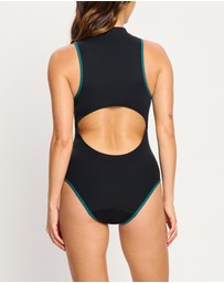 Modibodi - Puma X Modibodi Swimwear Zip Front One Piece Super Absorbency