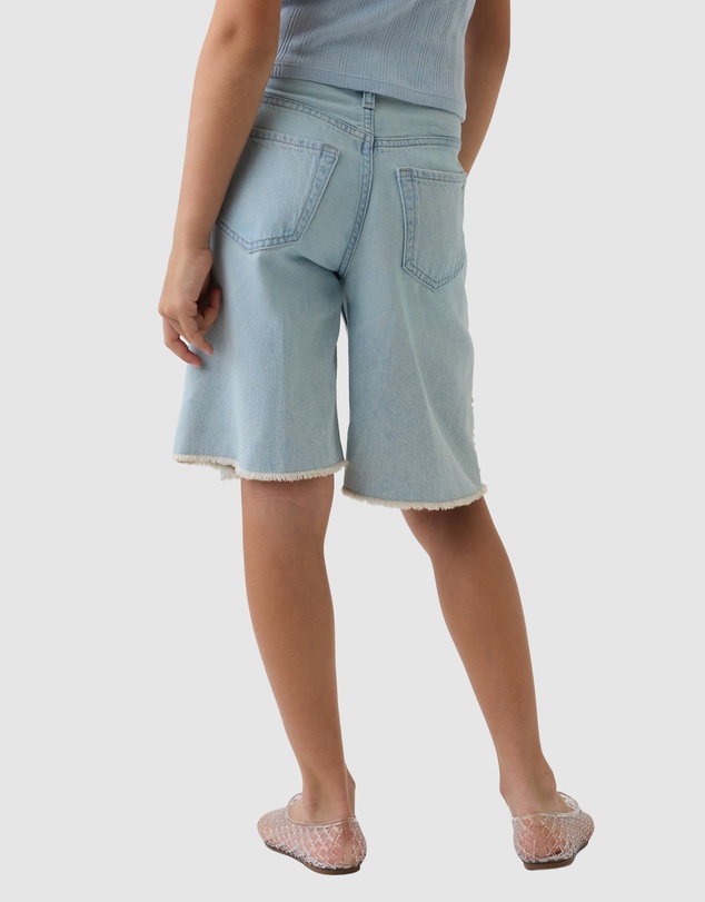 GAP - Lace Side Stripe Five Pocket Jorts - Kids-Teens