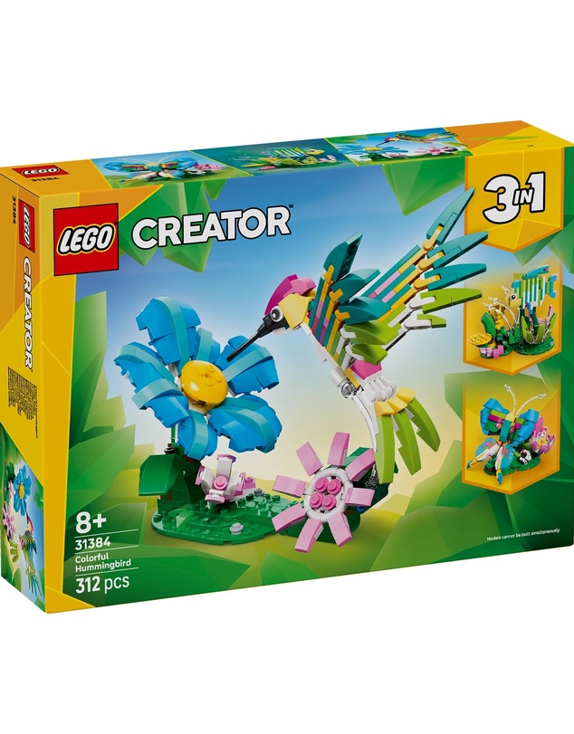 LEGO - 31384 Wild Animals: Colorful Hummingbird
