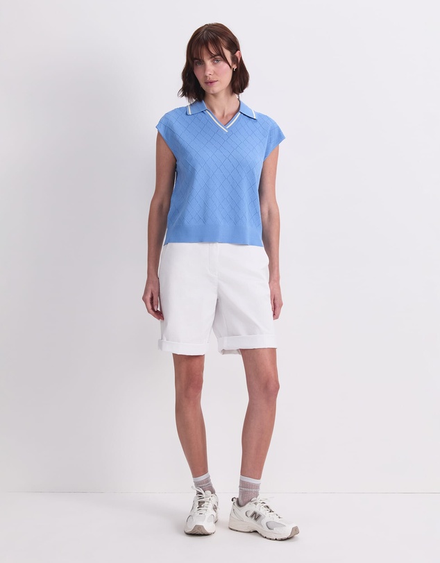 Sportscraft - Maxine Milano Argyle Knit Top
