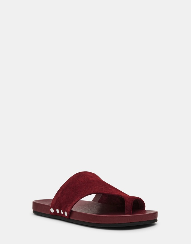Steve Madden - Kessey Rust Suede Sandals