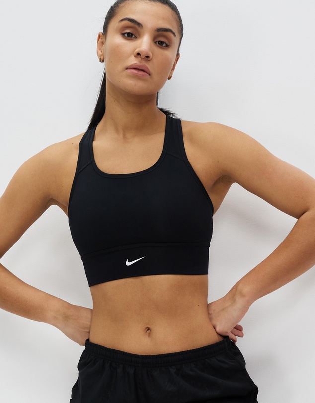 Nike - Dri-FIT Swoosh Medium-Support 1-Piece Padded Longline Sports Bra