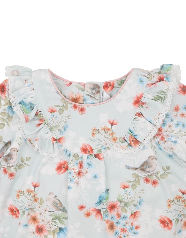 Bebe by Minihaha - Gemma Bird Organic Overlay Dress - Babies