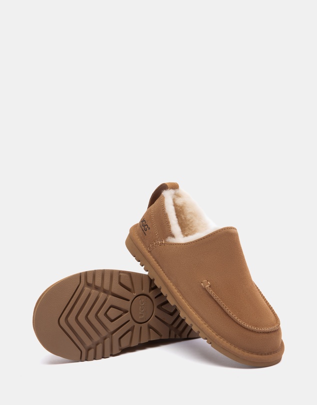 EVERAU - Australian Shepherd Ugg Mireve Cow Suede Upper Loafer Oxfords Flats