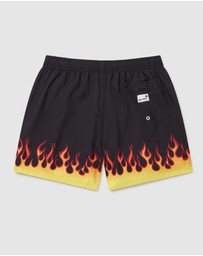 Boardies - Boardies Flames Mid Length Swim Shorts