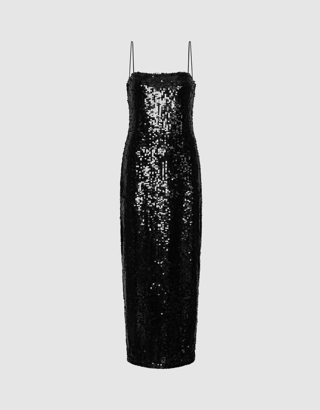 ROTATE - Sequins Maxi Slip Dress