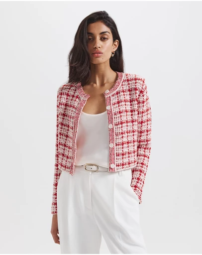 SABA - Camelia Jacquard Cardigan
