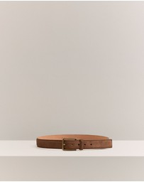 Trenery - Mica Suede Belt in Latte
