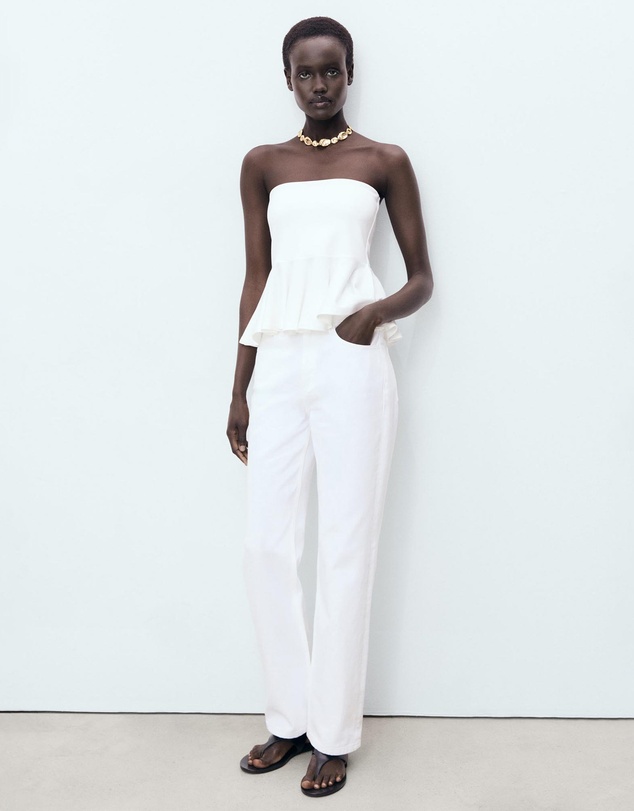 M.N.G - Peplum Top