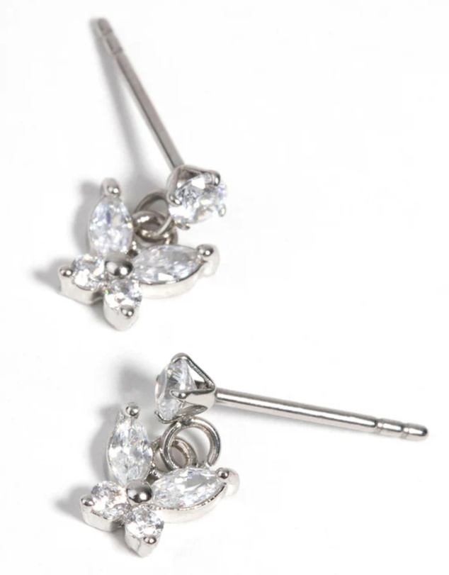 Lovisa - Surgical Steel Butterfly Stud Earrings